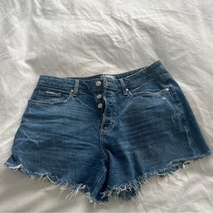 Paige Noella Cut Off Jean Shorts - Size 28